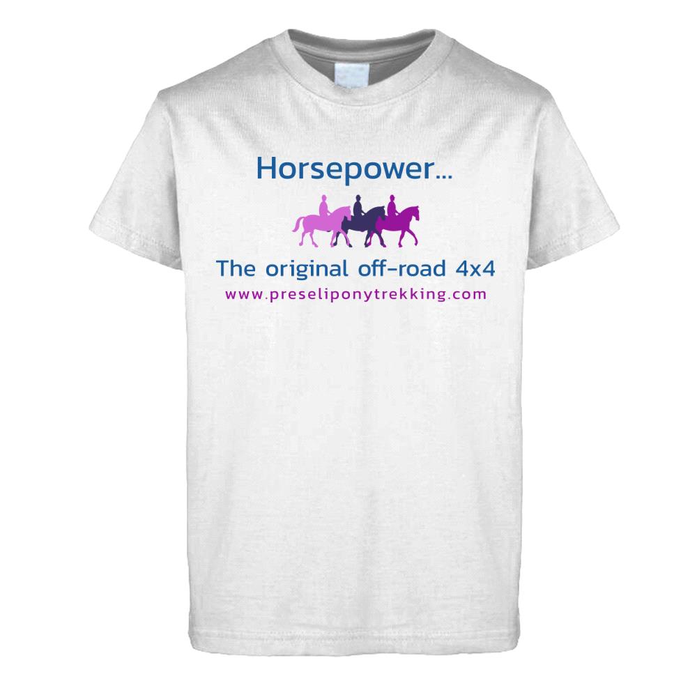 Preseli Pony Trekking Horse Power Tshirt